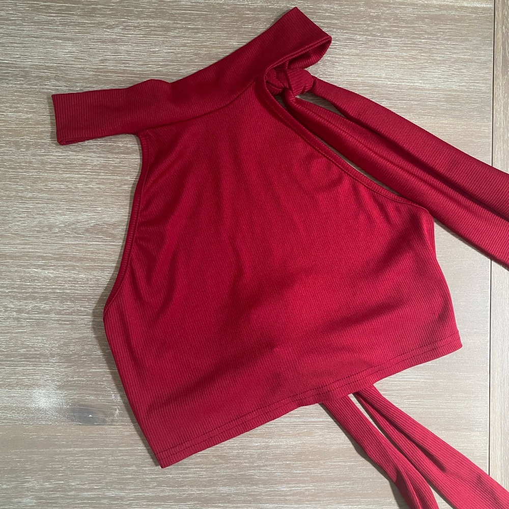 Red Halter Top